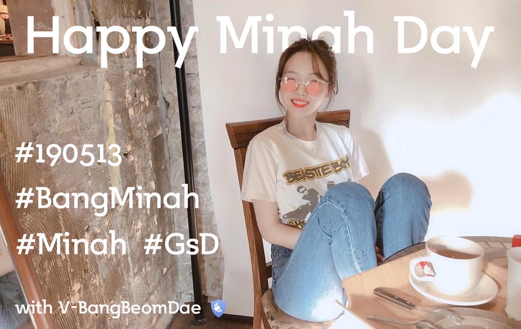 #HAPPYMINAHDAY #190513

여러분 오늘은 우리의 캡틴 우리빵의 생일입니다!! 🎉🎊🎂🥳 추카포카!!

다 같이 축하의 말 한 마디, 우리빵 인스타그램 최신 게시물에 댓글로 달아보는 건 어떨까요? 

#방민아 #민아 #걸스데이
#BangMinah #Minah #GsD