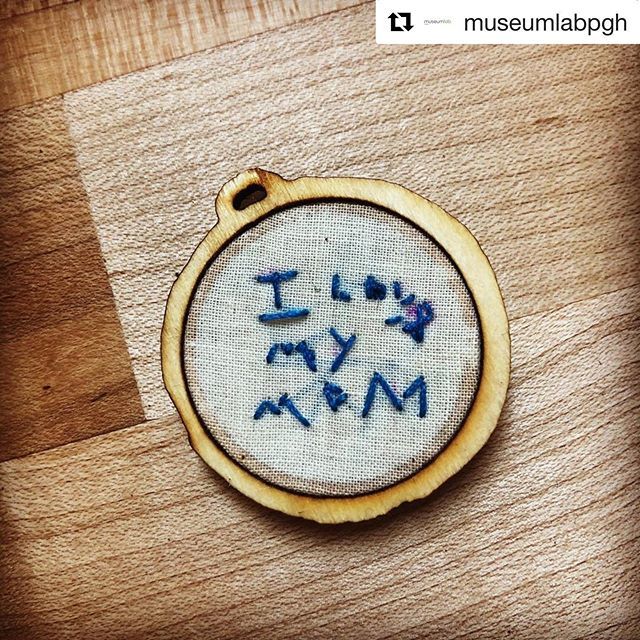 PghKids's tweet photo. Happy Mother’s Day from the Children’s Museum and Museum Lab, our new museum for kids 10+! This lovely gift was made with wood and fiber arts tools and materials in Museum Lab’s makerspace, Make Lab. #makelab #pghkids #museumlabpgh #embroidery ##woodburn… https://t.co/7A3T4Wj4c2 https://t.co/BySDO4se4S