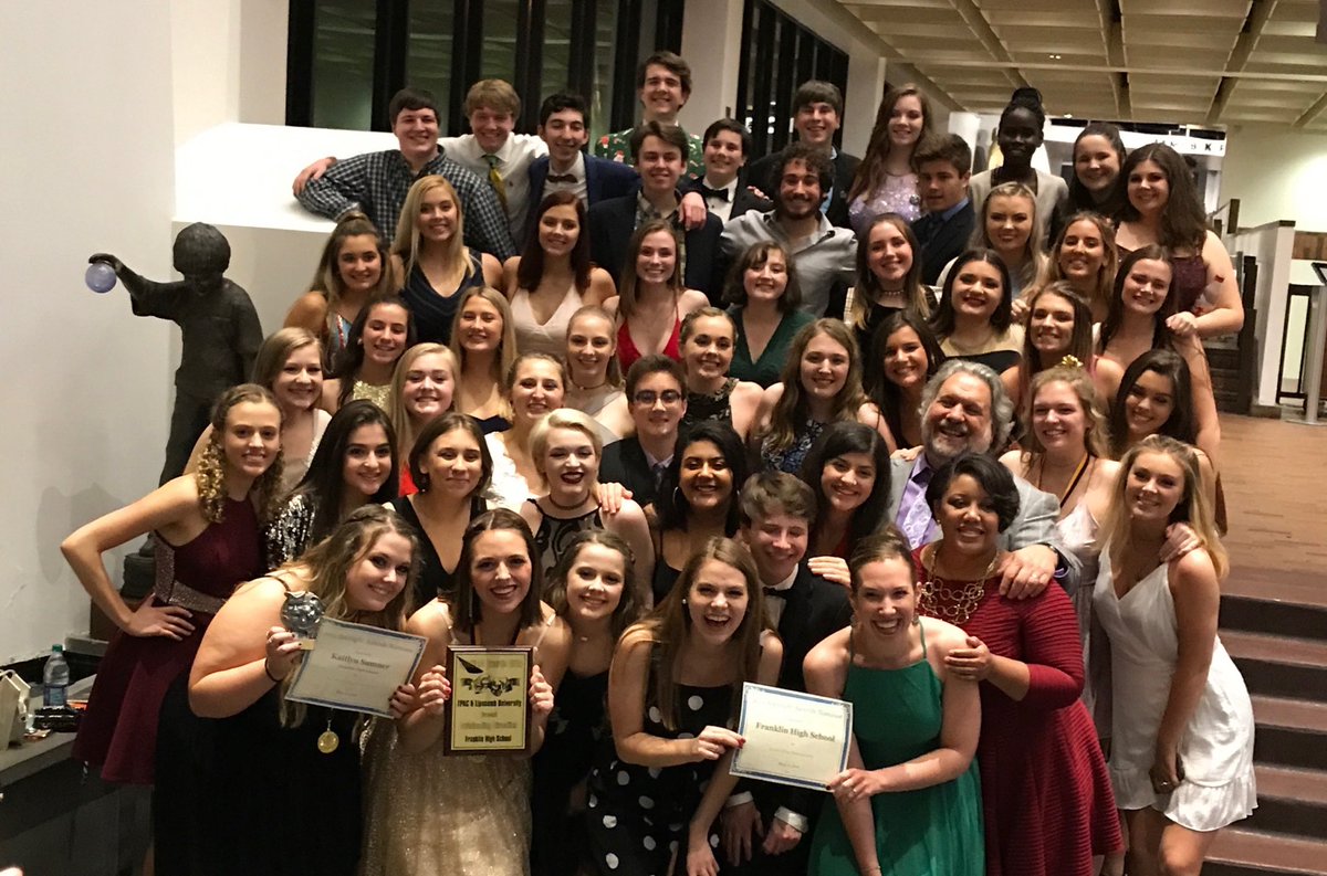 wcsFHS's tweet photo. Proud night for FHS! They brought home a pair of distinguished awards tonight. They won the award for Outstanding Supporting Actress (Kaitlyn Sumner) and Outstanding Direction!  The FHS Thespians performed at the Gala event to a packed house in Jackson Hall! https://t.co/qZqoxKPv3s