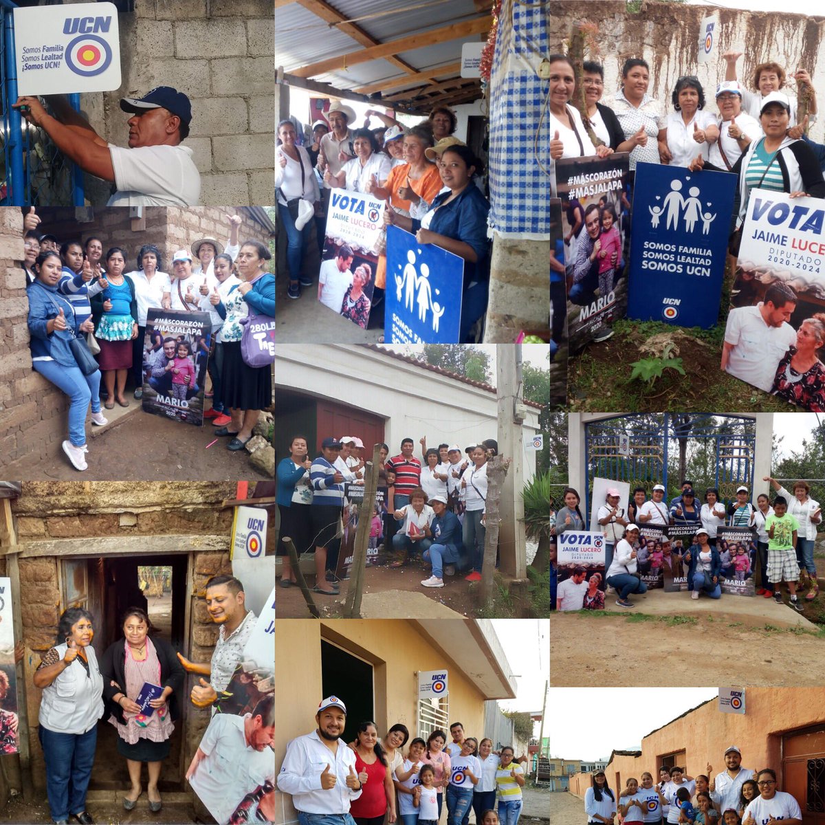 MarioEstradaJr's tweet photo. Nosotros en #UCN conquistamos corazones, es alegre ver como cada día somos más familias Jalapanecas unidas a este gran proyecto. 

(1/3) https://t.co/P4PJIhEphS