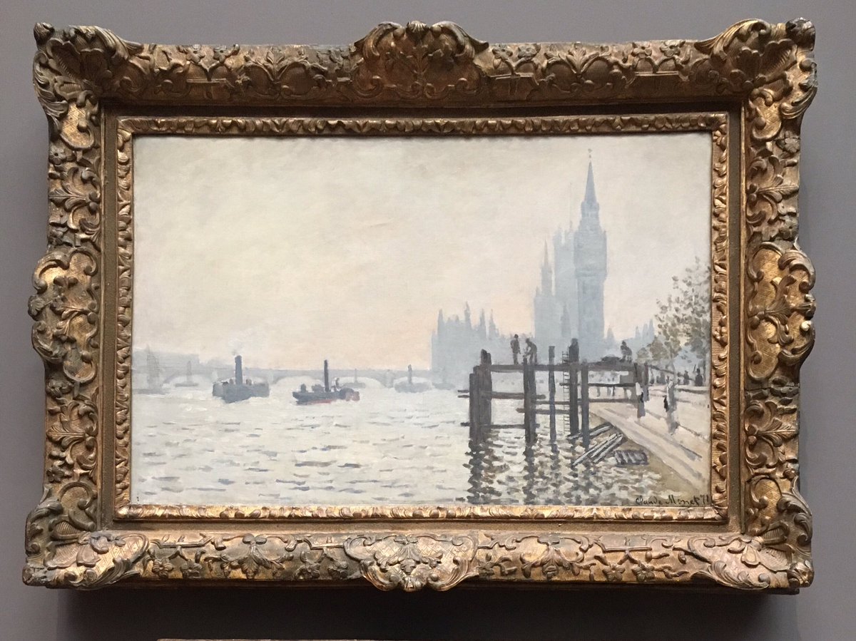 RebeccaJeditor's tweet photo. Went to @NationalGallery to find something inspiring for our white walls. Came back with this one. Now we can look at #London through our window and through the ingenious eyes of #Monet. #ClaudeMonet #TheNationalGallery #art #weekendsarefor https://t.co/da95rIgQbF