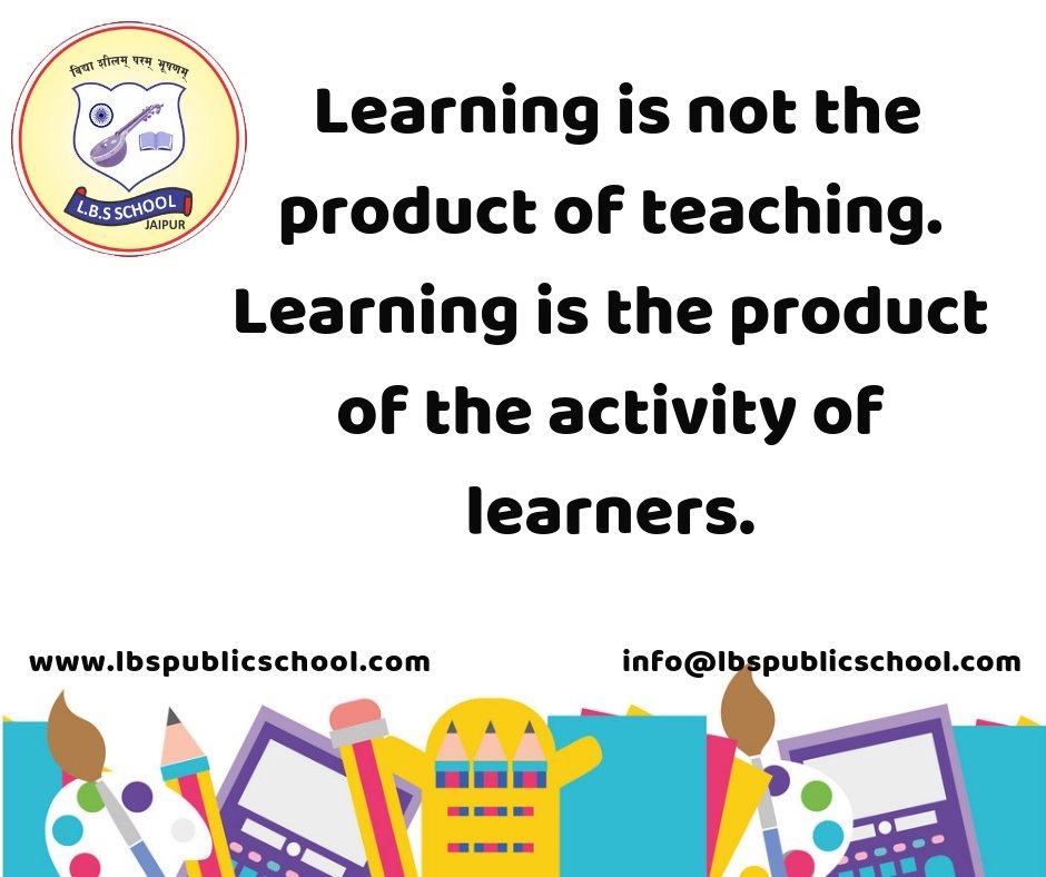 lbsschooljaipur's tweet photo. L.B.S PUBLIC SCHOOL

Visit: https://t.co/BMWJ9nSSK9
Contact: 9468900929 , 0141 279 2929
Mail Id - info@lbspublicschool.com

#lbsschool #lbspublicschool #lbssrsecschool #seniorsecondaryschool #pratapnagarschool #rbseschool #cbseschool https://t.co/zvxAvIZoOw