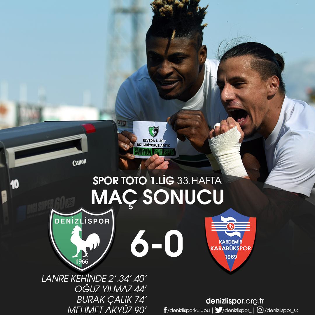 Denizlispor's tweet photo. VVVEEEEEEEE SSSSSSÜÜÜÜÜPPPPPPPEEERRRR LİİİİİGGDDDDDEEEYYYİİİİİİZZZZZZZZZ! https://t.co/Q32ssSZZNV