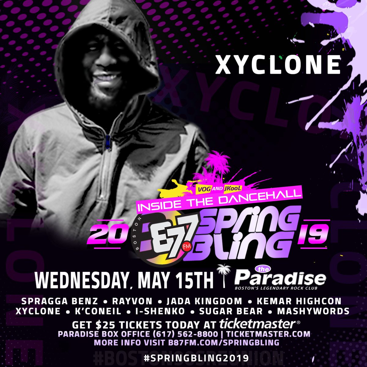 B87FM's tweet photo. 💬THIS Wednesday, May 15th, inside Boston's Legendary Paradise Rock Club will be a movie! Everyone is Spring ready, Are you?! 📸#SpringBling2019✨
GET TIX TODAY: https://t.co/wUwUwqpx2k https://t.co/xa9uDf5BGN