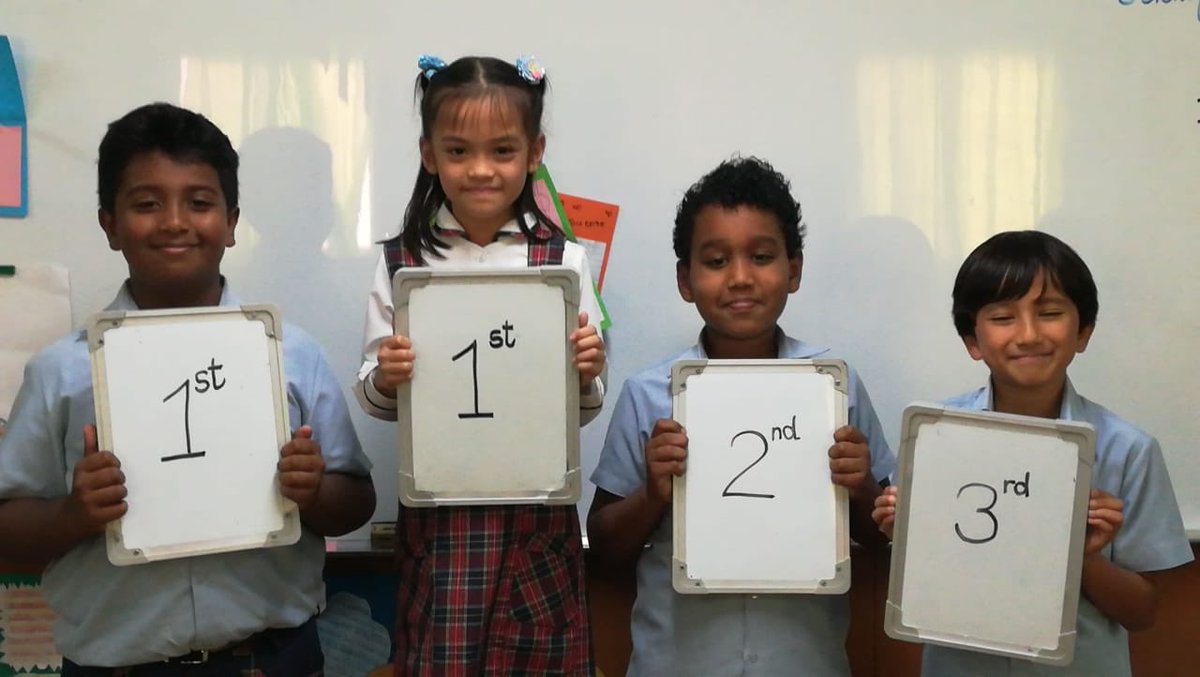 Congratulations to the winners of the Gr 3 Science Star competition. After 4 weeks of hard work and dedication, the following students emerged as the top 3: Aaqil Amzath, Mika Panopio, Mohammed Anwar Mohammed Khalid and Omar Idris Ali.#abq_education#abqeducationgroup#abqeducation