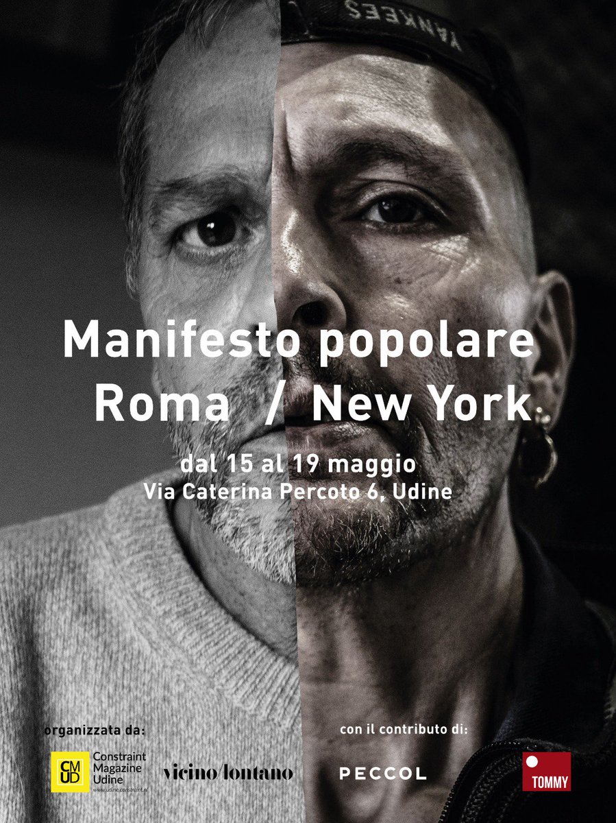 Constraint Magazine (@constraintmag) on Twitter photo Mercoledì 15 maggio alle ore 18:30 in via Percoto 6 a Udine, inaugura la mostra fotografica organizzata da Constraint Magazine Udine in collaborazione con <a href="/vicinolontano/">vicino/lontano</a>, vi aspettiamo! Mercoledì 15 maggio alle ore 18:30 in via Percoto 6 a Udine, inaugura la mostra fotografica organizzata da Constraint Magazine Udine in collaborazione con <a href="/vicinolontano/">vicino/lontano</a>, vi aspettiamo!