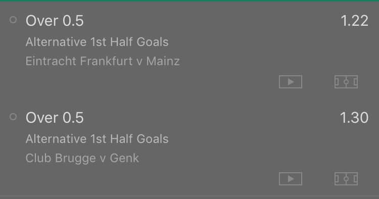 GOING FOR 3 in 24 hours!!!

25 -> £100 IN PLAY 💥💥

BET 1

£25 -> £39.72 

Like if you are on ❤️