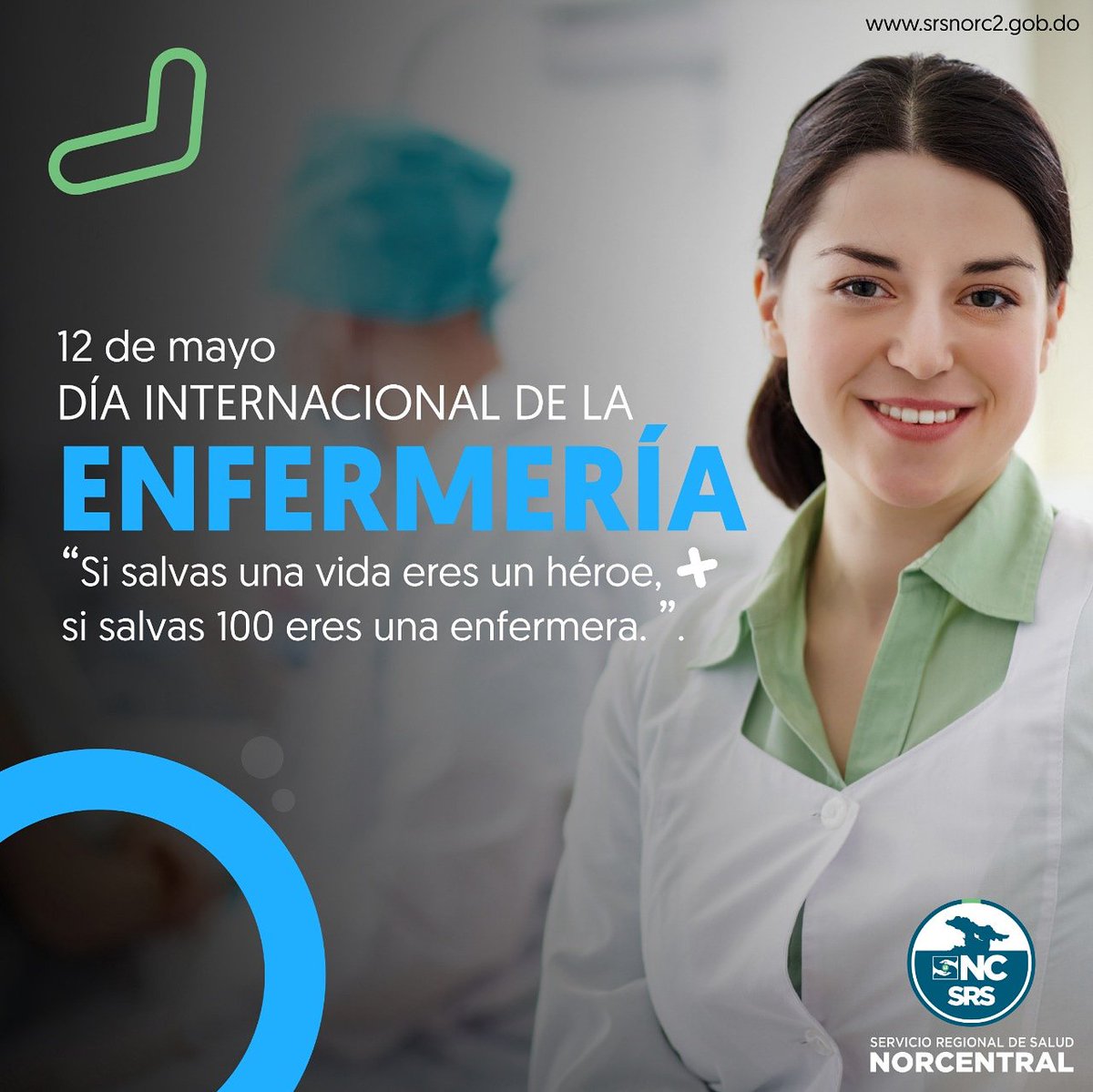 srsnorcentralrd's tweet photo. Ellas asisten, atienden a enfermos, heridos o lesionados bajo las prescripciones de un médico, además de ser su ayuda.
El Servicio Regional De Salud Norcentral, las FELICITA por su día.
#felicidadesenfermeras
👩⚕#SRSN #SNSRD https://t.co/Oi9ce5ngoX