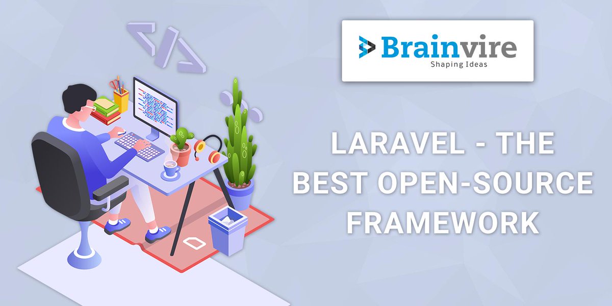 Brainvire's tweet image. From startups to enterprises, Laravel 5.8 is suitable for everyone. Click here to get started with us - bit.ly/2P9csgg #laraveldevelopment #laravel58 #webapplicationdevelopment #Brainvire