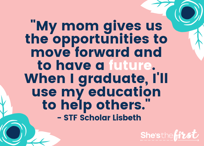 shesthefirst's tweet photo. We're celebrating each and every kind of mom today—hear from #STFScholars themselves on the powerful mother figures in their lives. Happy #MothersDay to all! https://t.co/MjGHkdtDsT
