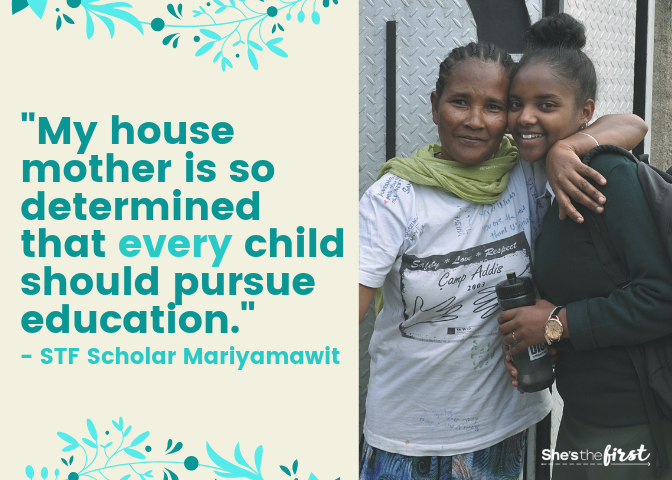 shesthefirst's tweet photo. We're celebrating each and every kind of mom today—hear from #STFScholars themselves on the powerful mother figures in their lives. Happy #MothersDay to all! https://t.co/MjGHkdtDsT