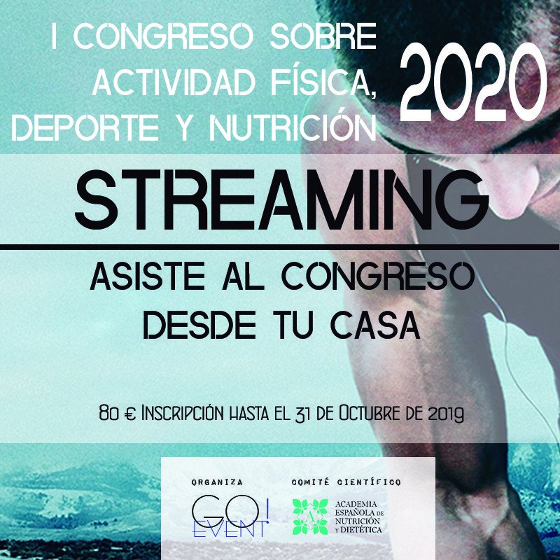 Streaming 28, 29 Feb y 1 Marzo 2020 – 31 Oct goevent.es/product/stream…