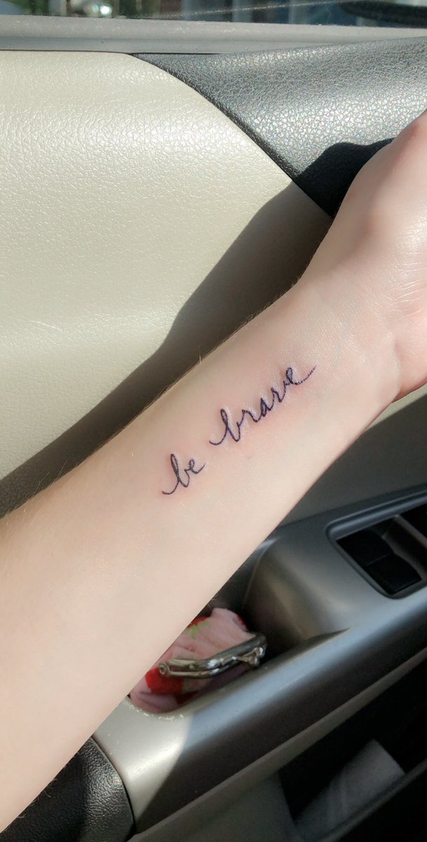 p_falkenstein's tweet photo. This ones for my mom, my rock. Thank you for always making sure I stay brave &amp; thank you for writing this two days before my appointment ❤️❤️ https://t.co/YBul3CqW0v