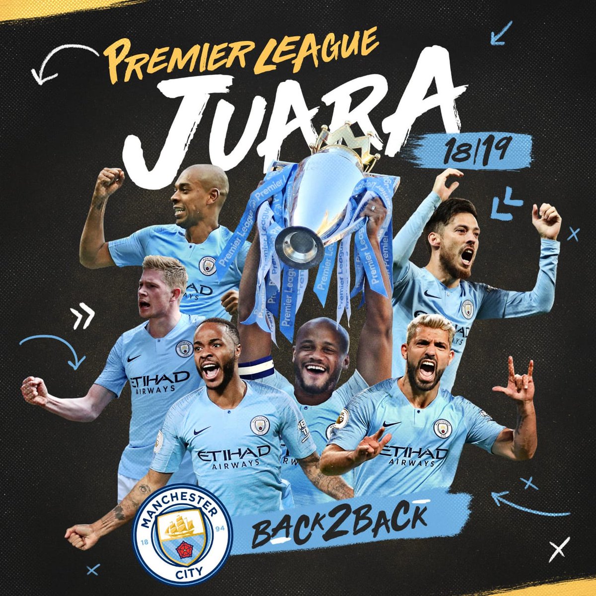 hersamuhamad's tweet photo. Jadi saksi sejarah lebih bangga dari pada jadi penikmat sejarah @mancity @mancityIndo 
#mancity #mancityIndo https://t.co/5hg48I40PZ