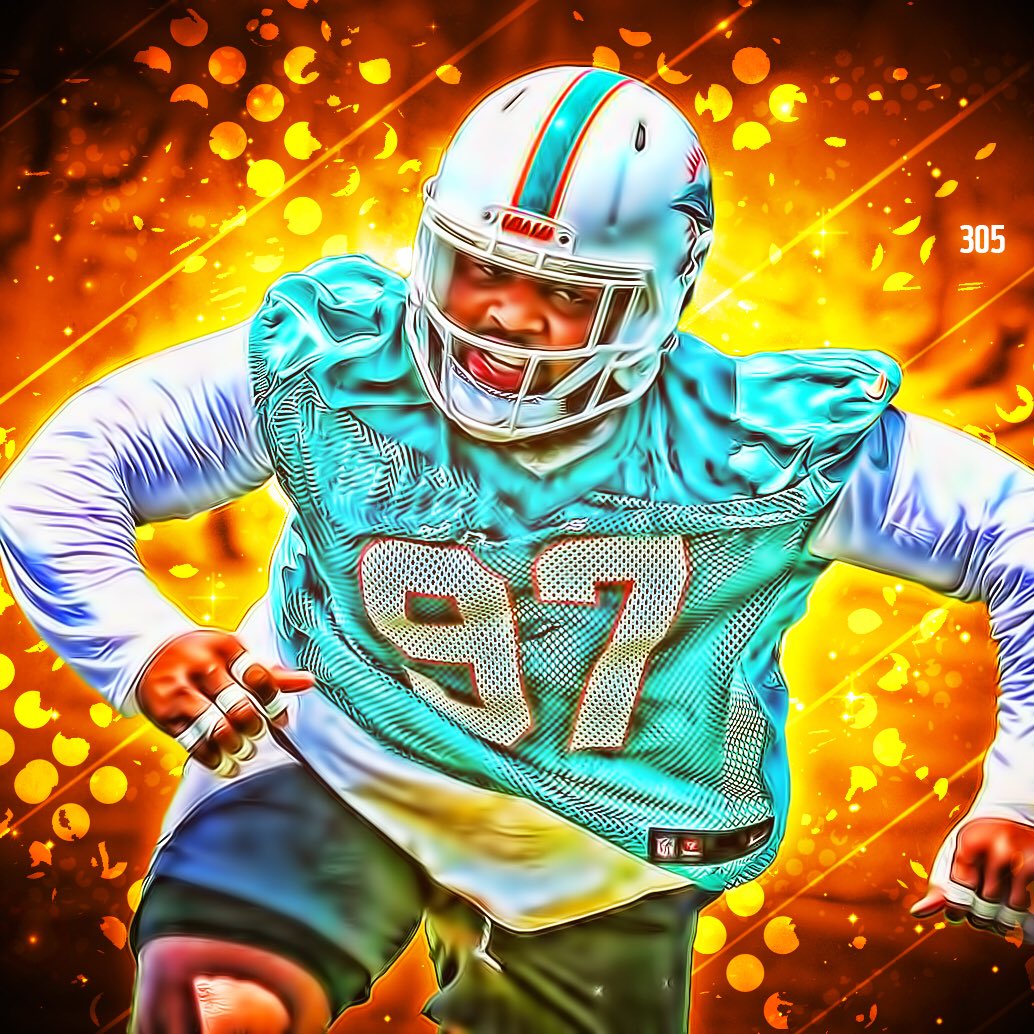 posterizing305's tweet image. Hope my fellow Dolphin fans enjoy this edit of Christian Wilkins from the rookie minicamp.  This dude is gonna kill it!! #PhinsUp 🐬🐬
