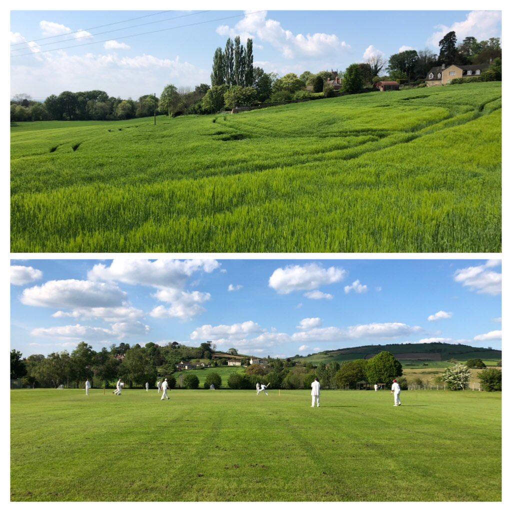 RossRJ's tweet photo. The view from our village park  doesn’t get any better than this #gotherington #woolstone #Cotswolds https://t.co/oUSBbWJ8im