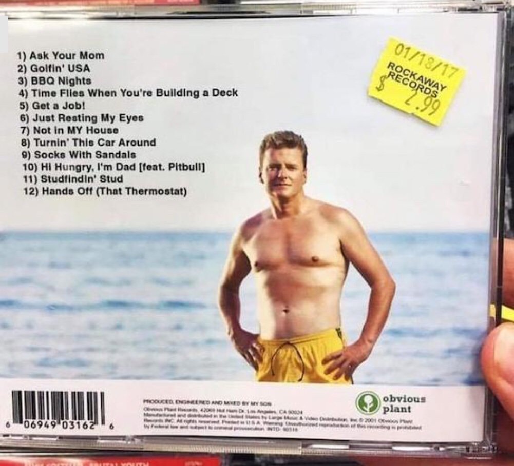 Working on a new album is great.....but how the fuck are we supposed to compete with this guy?!