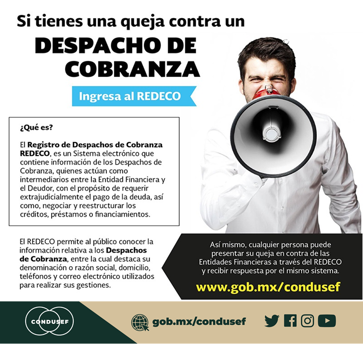 Si te llaman a cada rato para cobrarte una deuda que no es tuya inicia tu aclaración en el #REDECO. ow.ly/eXPY30mUhBP