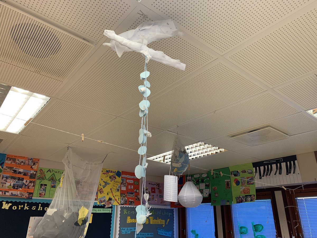 TeachLikeArtist's tweet image. Grade 2 Students worked collaboratively to recreate a type cloud of their choice to share what they learned about what clouds are made of! #flexibleseating #ACELearning #ISStavanger #pbl #learningspace #studentautonomy