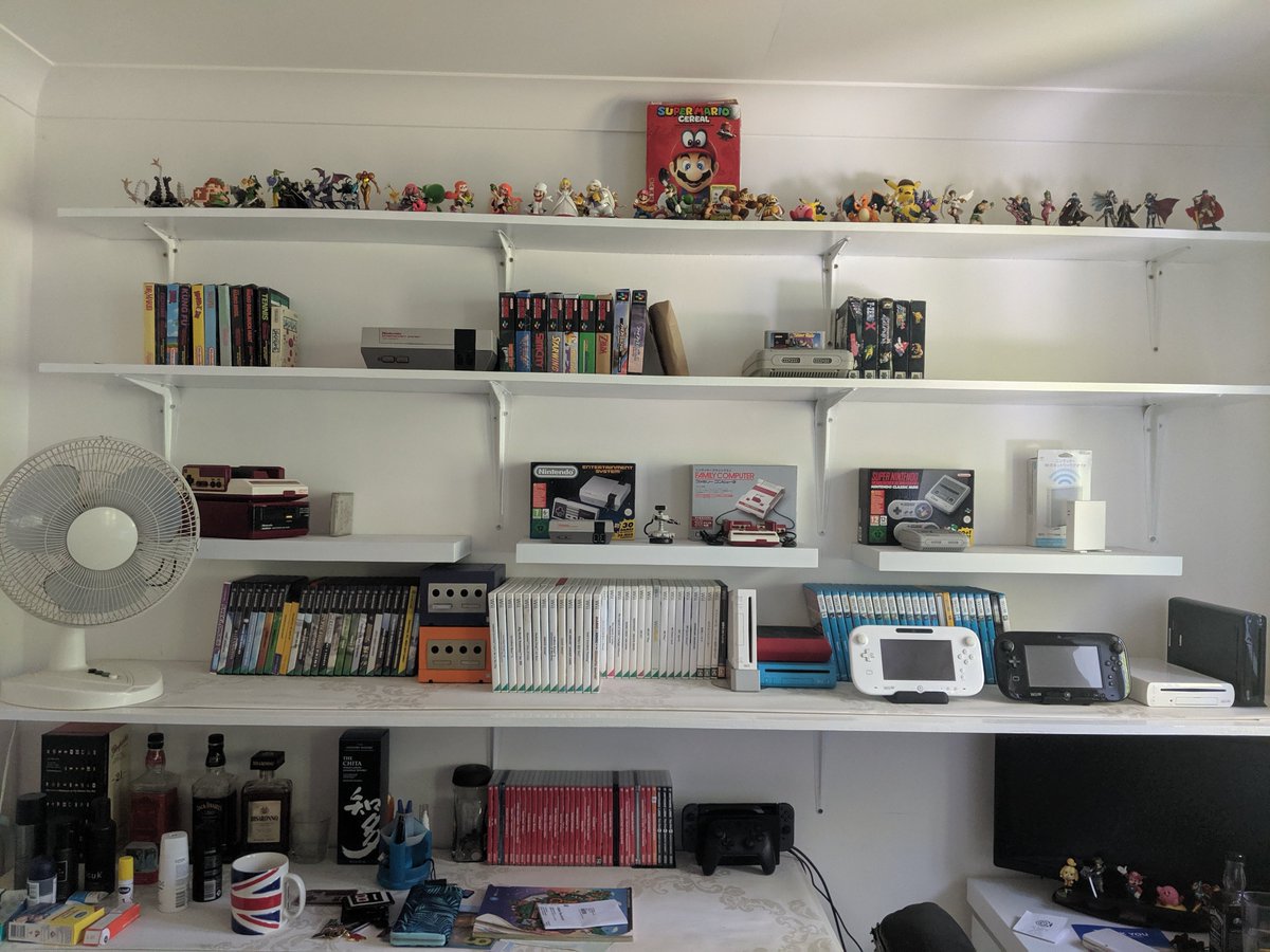 lucklessheaven's tweet photo. Most recent pics of my Nintendo collection #nintendo #videogames https://t.co/aC6uysp2LX