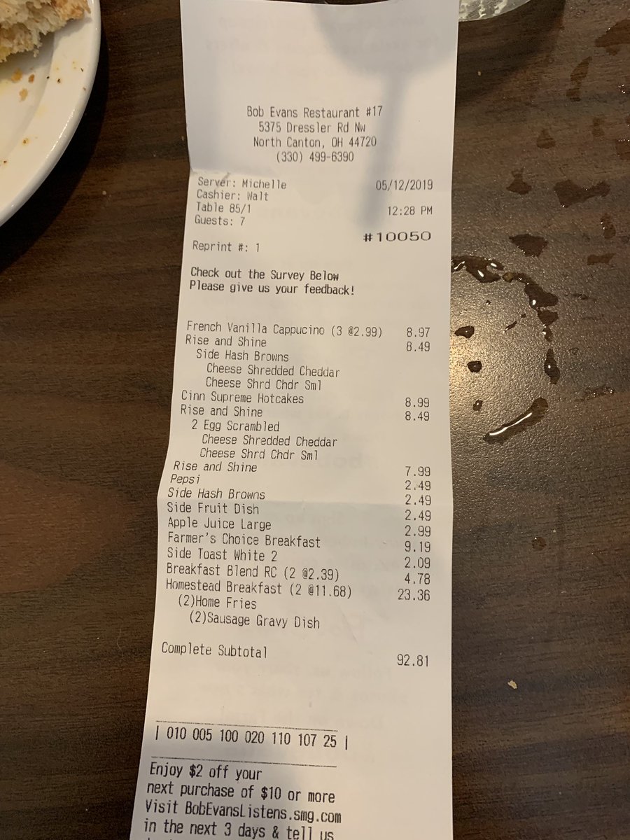 CptMorg_'s tweet photo. This isn’t the surprise my mom was expecting for Mother’s Day @BobEvansFarms https://t.co/EUKzvKAEgZ