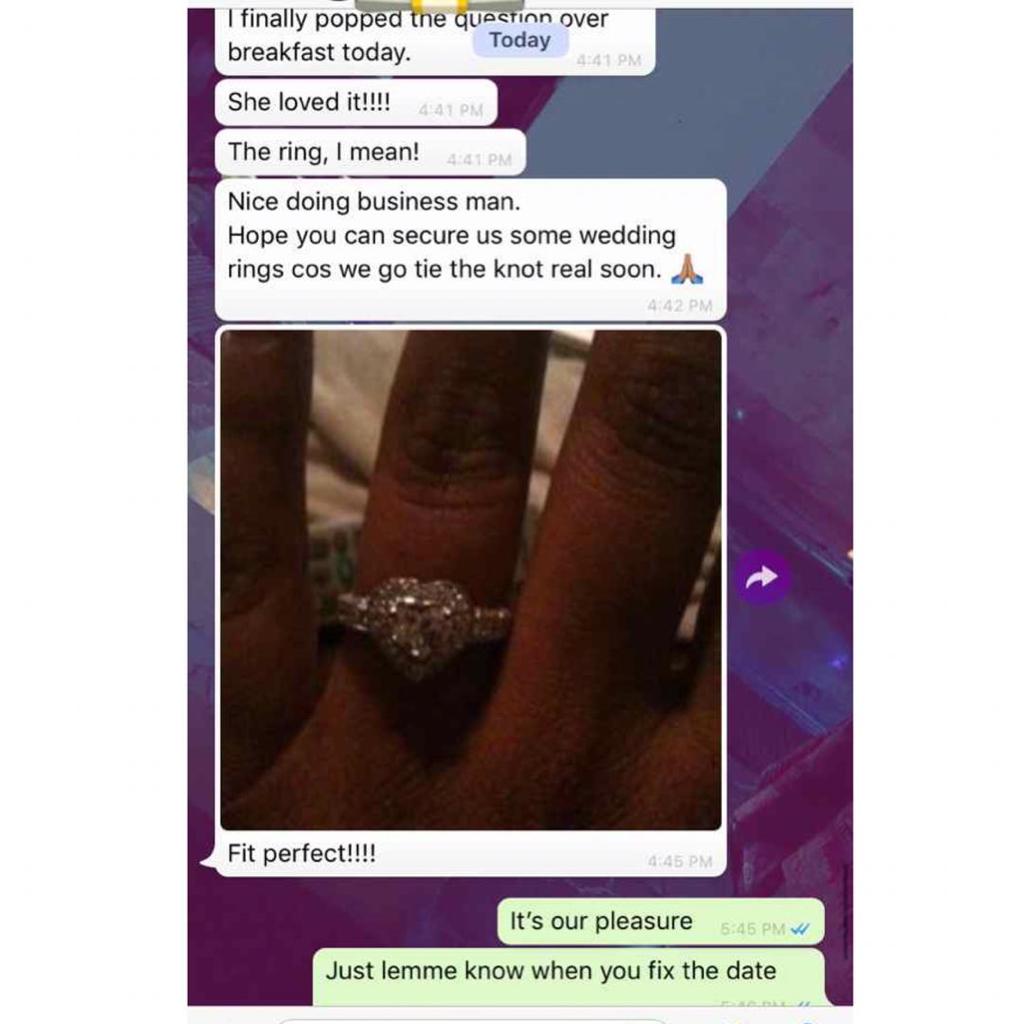 _Georock's tweet photo. A satisfied client.
Get in touch for yours💍
Let's help you put a smile on your loved ones face🤗 https://t.co/E1sZG5aVhP