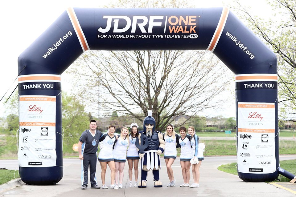 So many inspiring stories at the @JDRFGreaterIowa Walk in Ankeny on Saturday! What a special opportunity for us represent #TritonNation and cheer on these amazing kids and their families! Images at http://www.facebook.com/iowacentral #TheTritonWay #TritonsGiveBack #TriTheTRiton #JDRF