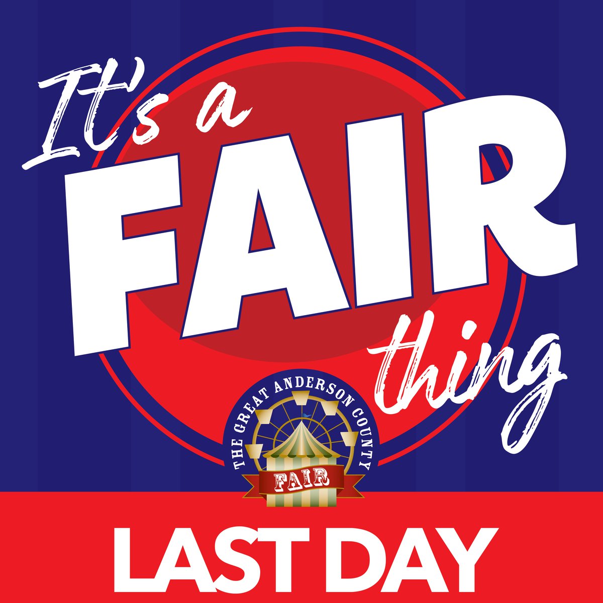 AndersonFair's tweet image. It is the last day of the fair, come out and make some memories!  #itsafairthing #food #fun #memories