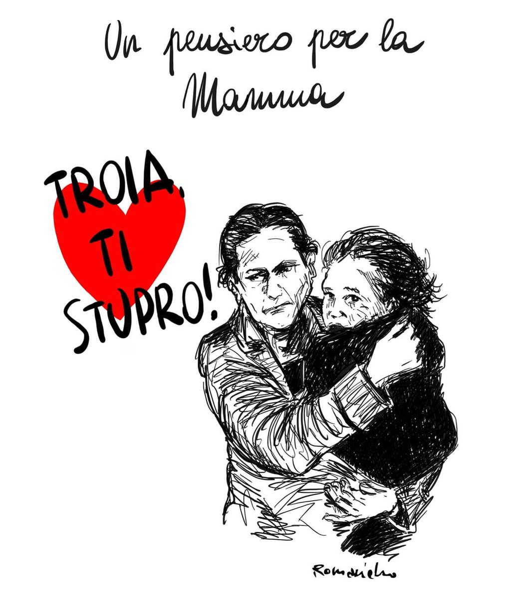 Da Casal Bruciato è tutto.
#festadellamamma #mamma #casalbruciato #casa #rom #casapound #fascismo #italia #restiamoumani #satirapolitica #antifascismo #politicalcartoon #cartoon #satira #vignette #vignettesatiriche #romaniello