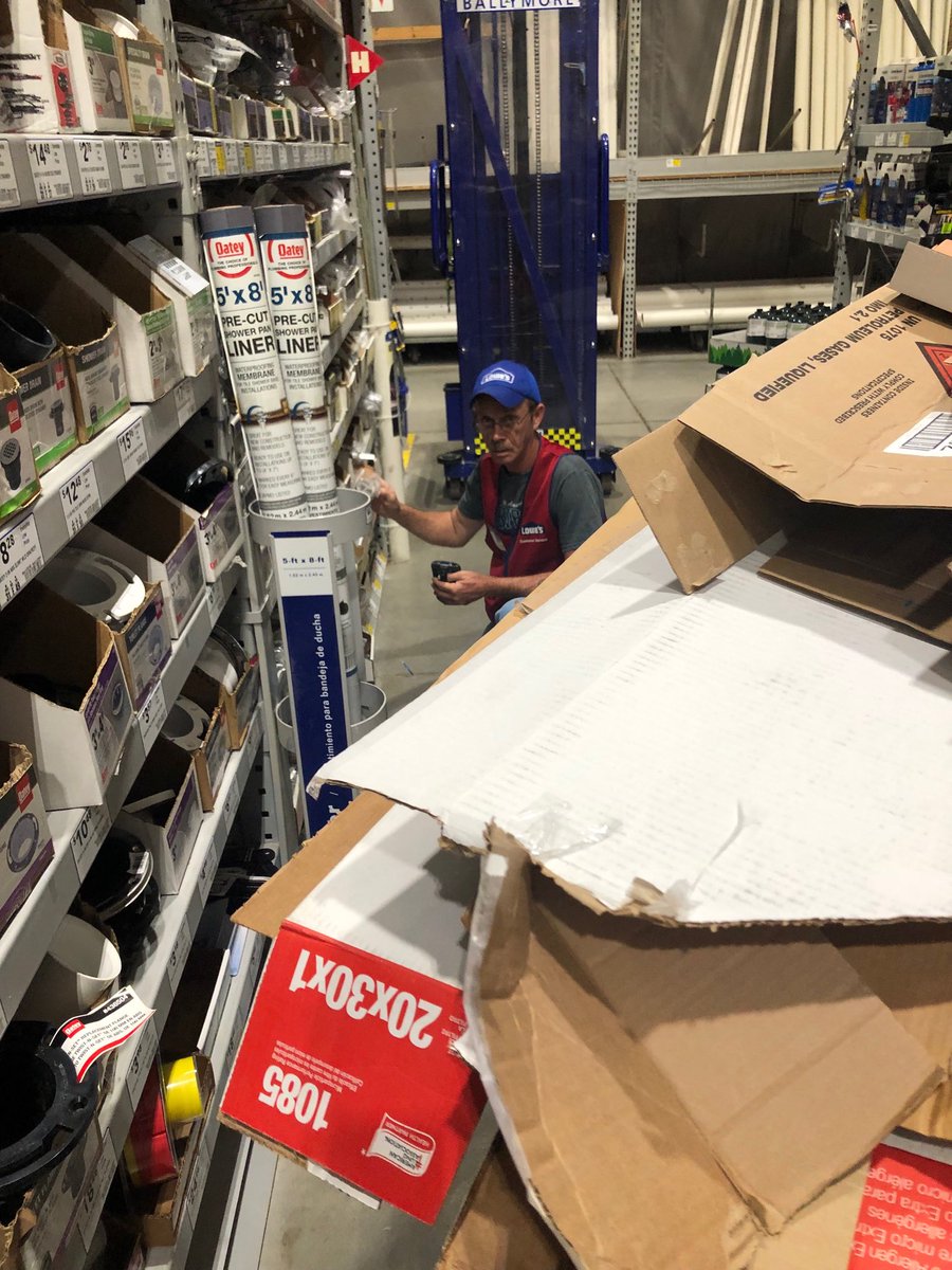natranger2016's tweet photo. Rob just doing a little shelf maintenance this morning! He had so much cardboard you couldn’t see him! Great job! ⁦@store579mo⁩ ⁦@1280Market⁩ https://t.co/YTa1unNrsr