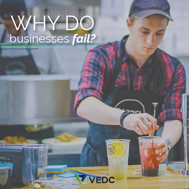 VEDC_business's tweet photo. According to CB Insights, a surprising 42% of businesses fail because there is no market need. Around 29% fail because they ran out of cash, 23% don’t have the right team to help them succeed.

The good news is we can help you https://t.co/VJheVXiopF https://t.co/ctmT6nFcLH