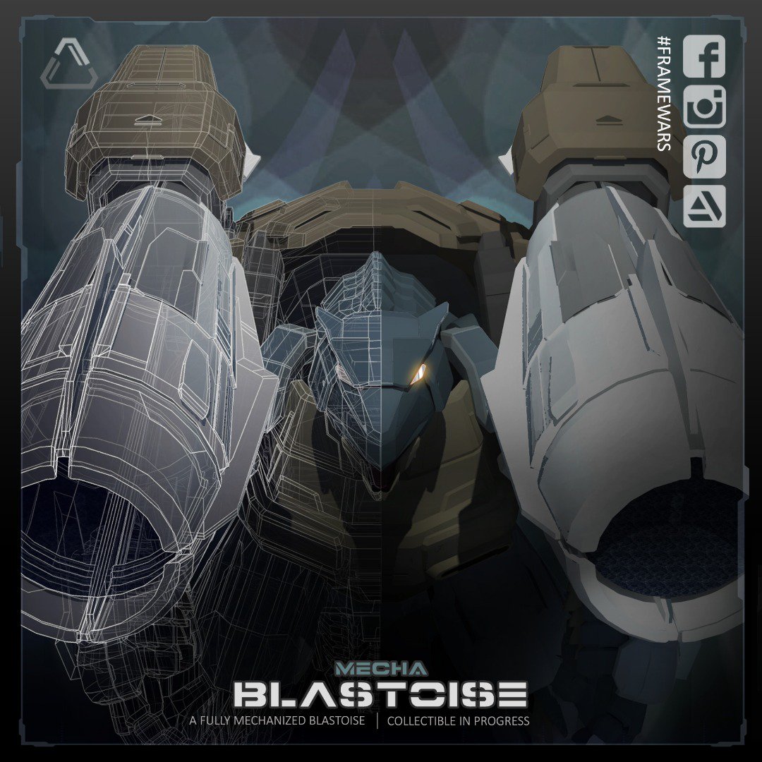 Frame_Wars's tweet image. Mecha Blastoise - Our next collectible figurine project.

#framewars #terranium #fanart #neoterra #conceptart #creaturedesign #blastoise #mechablastoise #3DMODELING #pokemonart #Pokemonfanart #pokemon