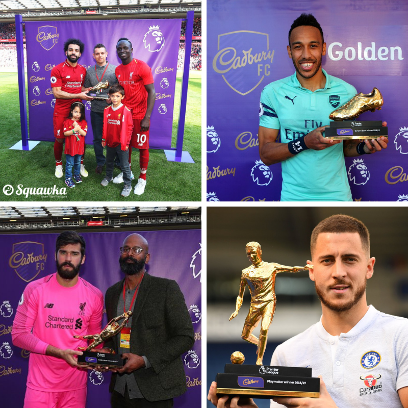 Salah, Mane and Aubameyang share Premier League Golden Boot