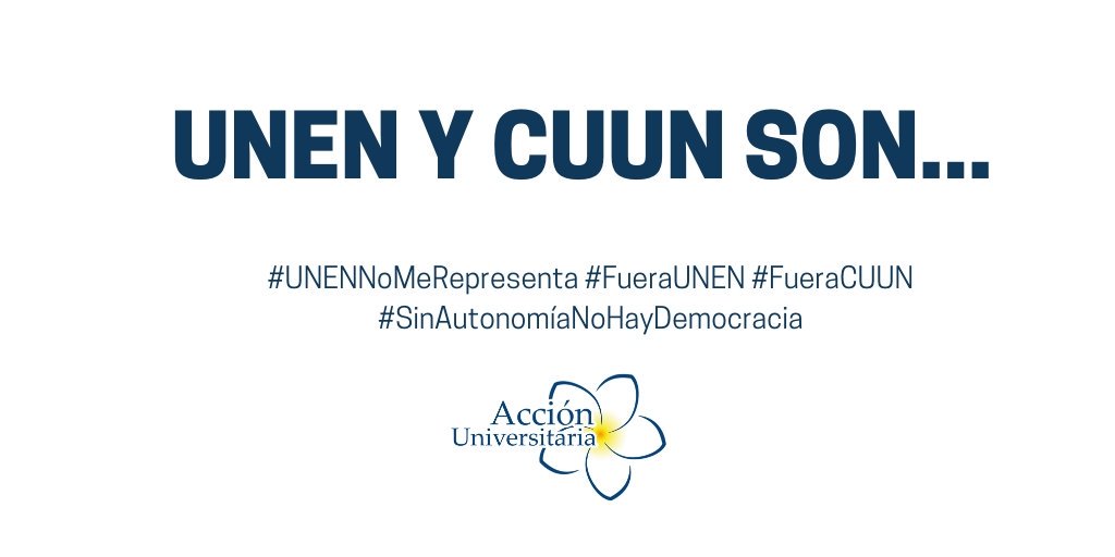 Numb_Lui's tweet photo. #UNENNoMeRepresenta 
#FueraUNEN 
#FueraCUUN 
#SinAutonomiaNoHayDemocracia https://t.co/8dGCADs759