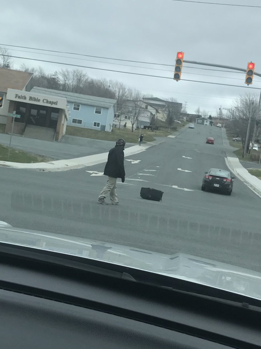 Live on Kenmount, standing in the middle of the intersection