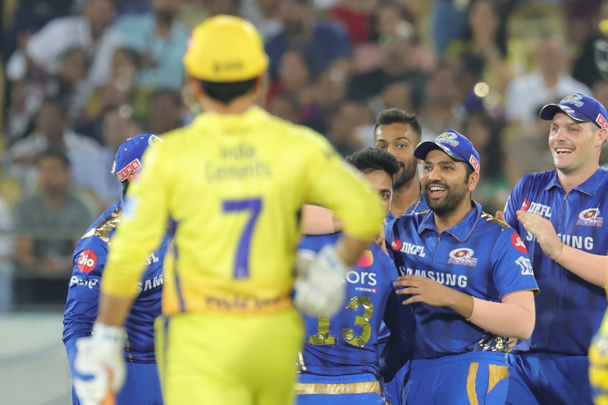 mipaltan's tweet photo. Happy to see his back ☺

#OneFamily #CricketMeriJaan #MumbaiIndians #IPL2019Final #MIvCSK https://t.co/x7PLSuGsvo
