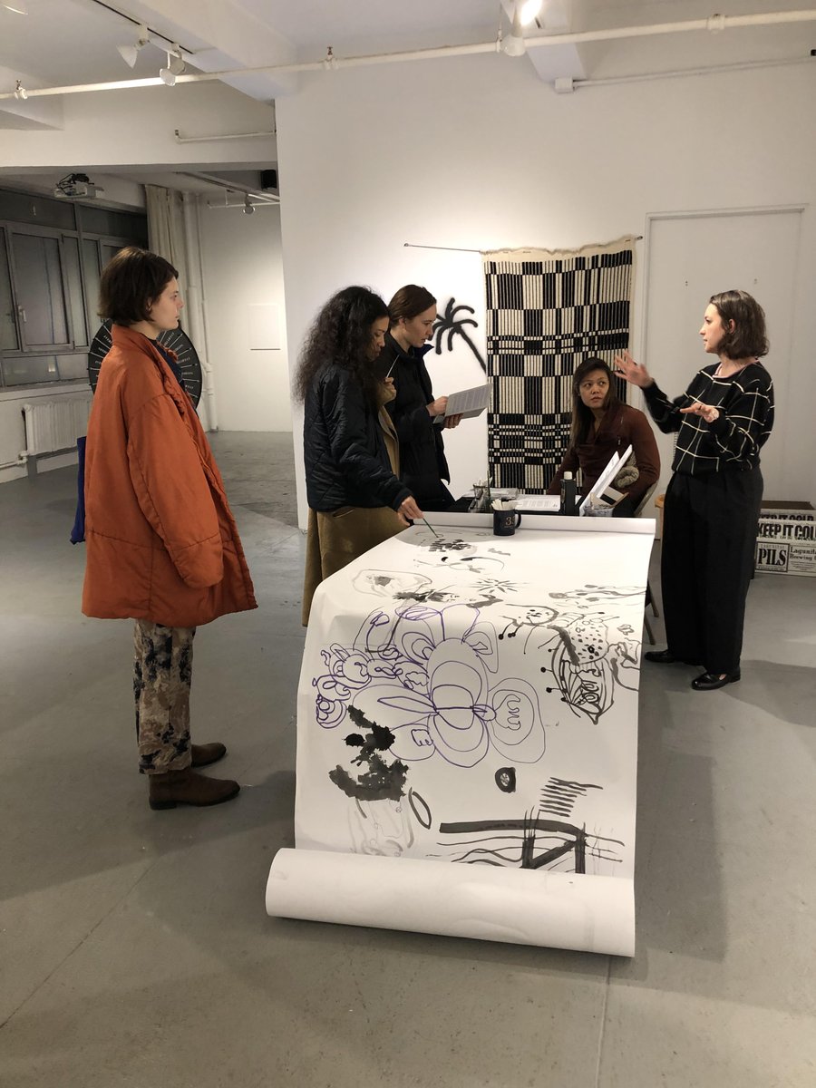 Instead of drawing what you see, draw what you smell! Come to the #brooklyndesigns workshop at 2pm for Bottle in a Message: a workshop led by artist Mariana Vidal Escabi that will teach visitors how to create their own visual representations of aroma.