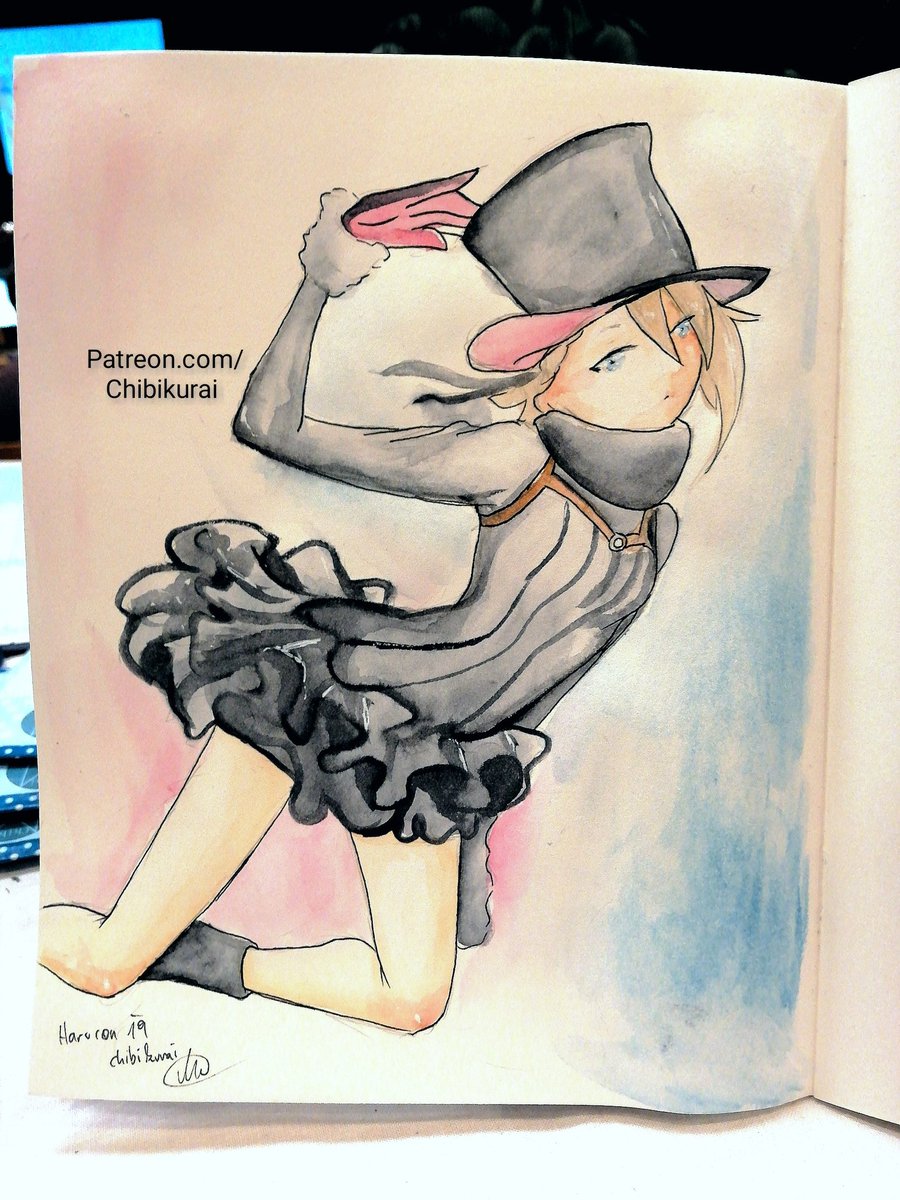 chibikurai's tweet photo. Some harucon commissions ~ it was really fun there! Hope to see you guys next year 💕 https://t.co/KKeKj8kjL4