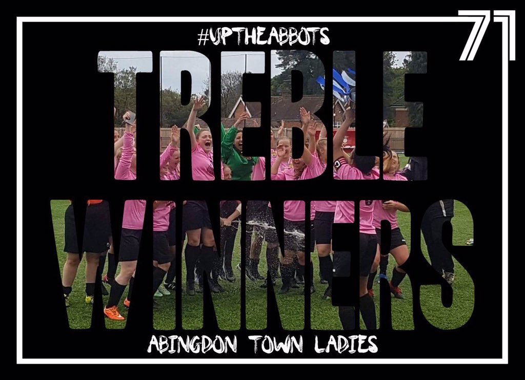 Congratulations @AbingdonTownla1 on successfully winning the TVCWF League Cup and completing the treble. 🏆🏆🏆

League champions ✔️
Berks & Bucks Cup ✔️
TVCWF League Cup ✔️

#UpTheAbbots