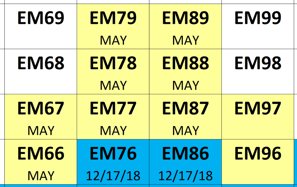 KE4ALabama's tweet photo. Hitting the road #Hamvention on Tuesday, in the #TRDrover. Plan is to overnight in Bowling Green KY (EM66/EM67 line), then hit the EM77/78 line around Lexington Wednesday morning. #AMSAT Academy is Thursday (EM79) and @hamvention Fri-Sun (EM89).. https://t.co/8eAxiQFXCv