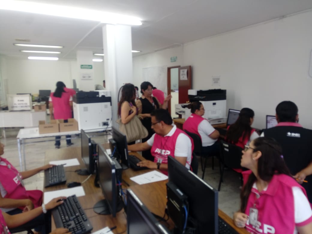 INE_PUEBLA's tweet photo. Simulacro de Programa de Resultados Electorales Preliminares #PREPCasilla #12Distrito #Puebla  #ElecciónPuebla2019 #2DeJunio2019 #PREPCasilla https://t.co/9sFCat6JaS