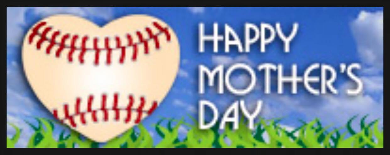 happy mothers day baseball