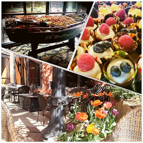 Happy Mothers Day!! We only brunch twice a year! #seafoodboat #momsrock #Brunchbuffet