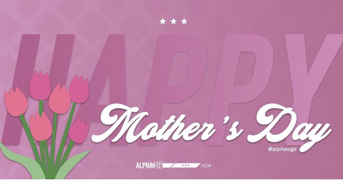 Happy Mother’s Day to the women who made us who we are today! #alphasigs #alphasiguccs #uccs