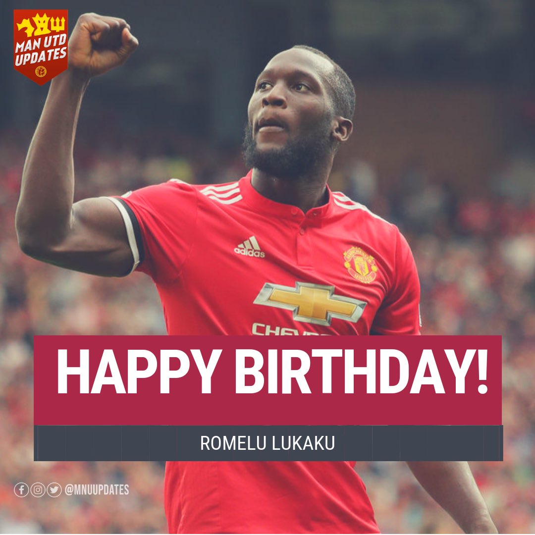Happy 26th birthday to our striker Romelu Lukaku.     