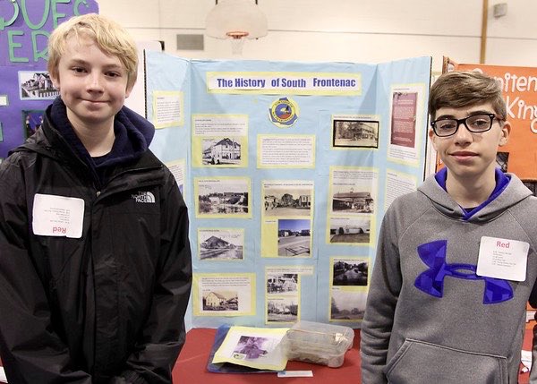 KRHFair's tweet photo. The “Local History Award” recognizes excellent research of local history &amp; is provided by the Cataraqui Cemetery National Historic Site. Congrats Ben &amp; Nathan!! Thank you, Craig Boals. #InFrontenac #KRHF2019 #ygk https://t.co/SNwgjjlKHU