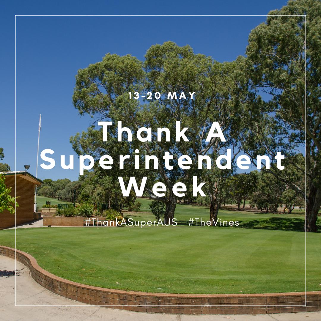 VinesGolfClub's tweet photo. It is Thank a Superintendent Week!!
We have amazing Course Staff here at The Vines, led by Rob Millington. Be sure to say thanks when you see them on course this week.
How great does the putting green look in this pic?!
#ThankASuperAUS #AGCSA #TheVines https://t.co/YGQwFcri6h