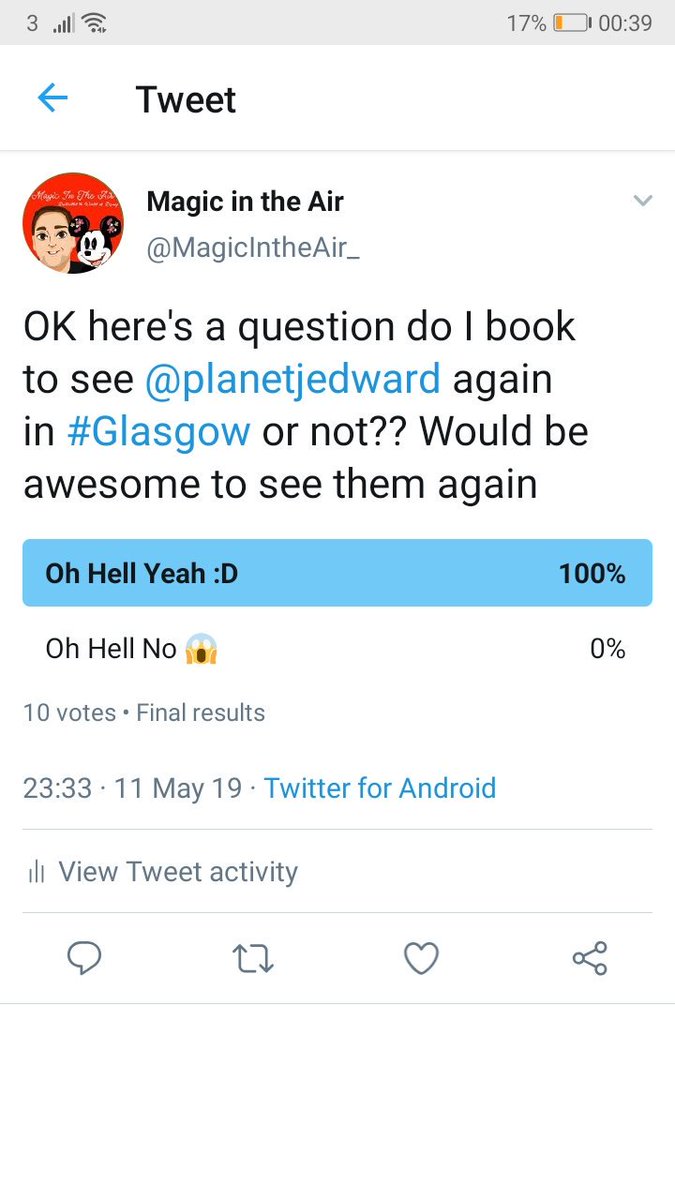 MagicIntheAir_'s tweet image. You guys voted Oh hell Yeah!! And we will be attending this coming Thursday at the Garage!! See you guys their 👍🎊🎉. #Magicintheair