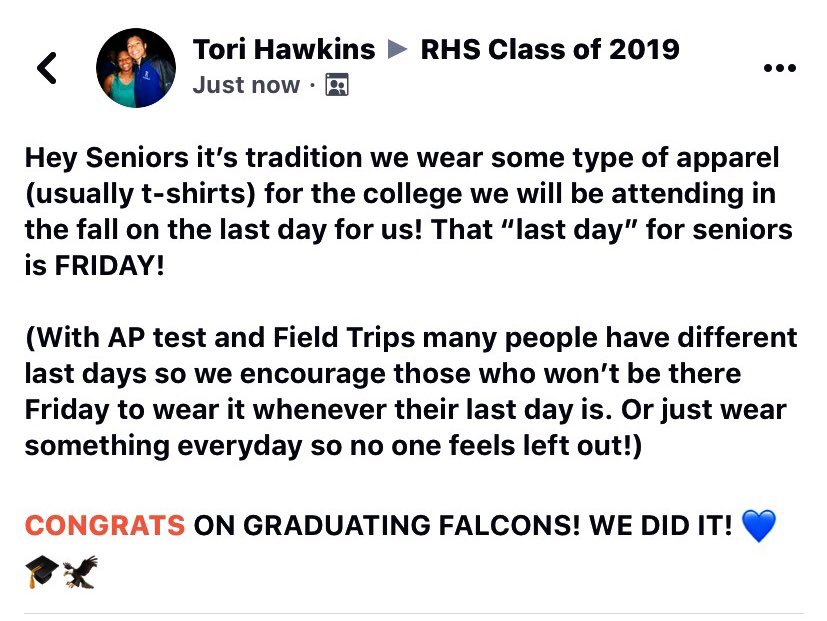 2k19_RHS's tweet photo. ⬇️‼️S E N I O R S ‼️⬇️ https://t.co/k4PGBSkVEd