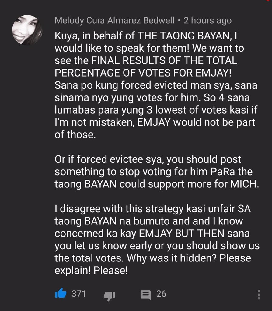 kkhaaaai's tweet photo. Hi @thedawnchang , anyone on #TeamPBB can explain what happened to emjay's vote? Or why didn't the team announced earlier thet EMJAY's FORCED EVICTED? @PBBabscbn @PBB0tsoOfficial has twitter account and most of the voters/fans do have one too. Why? 💔 https://t.co/KuvyyPRUHS